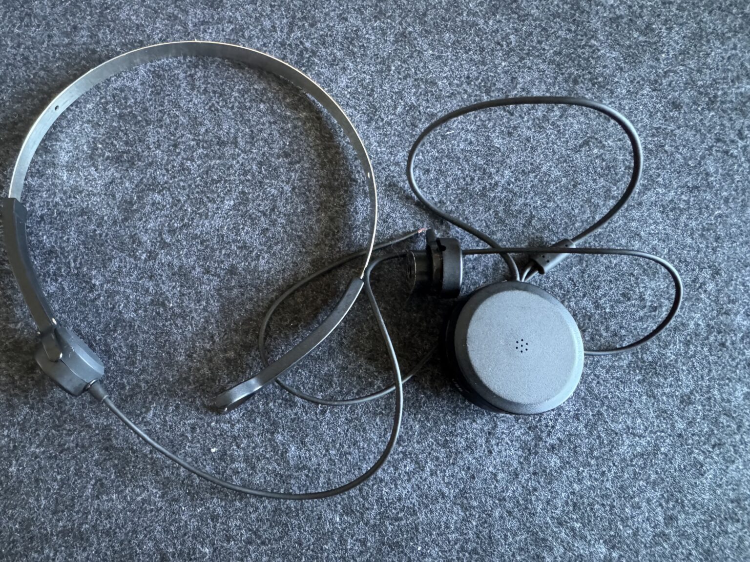 断線してしまった集音器